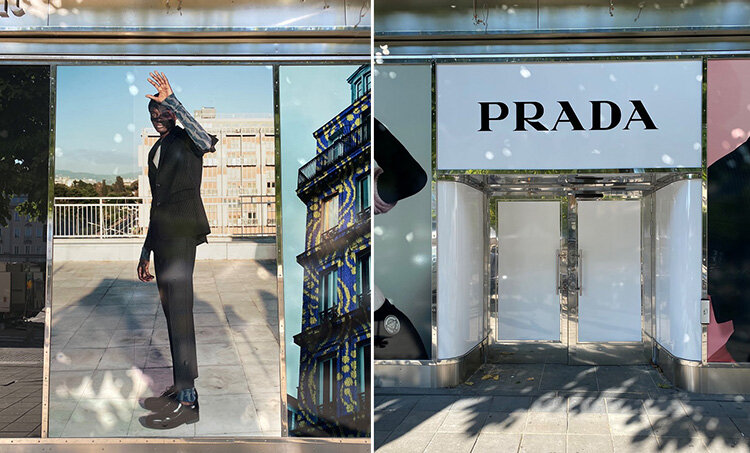 Prada's new Stockholm store is the latest local hotspot for the